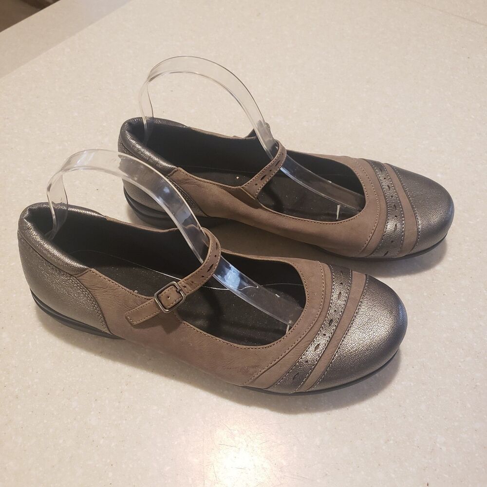 Abeo Noelle Metallica brown Mary Jane comfort Angelica Size 10